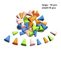 ✘▪☊ 20pcs Knitting Needles Point Protectors/Stoppers Cap Mixed Color Small Big Crochet Tip Cone Cover Craft DIY Yarn Sewing Supply