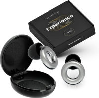 Loop Experience Noise Reduction Ear Plugs – High Fidelity Hearing Protection for Concerts, Motorcycles, Drummers, Work &amp; Noise Sensitivity – 8 Ear Tips in XS, S, M, L – 18dB Noise Cancelling - Silver