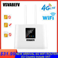 4G Wifi Router Unlocked 4G SIM ROUTER With Slot 150Mbps Wireless Router 2PCS External Antennas WANLAN Port Included VAT