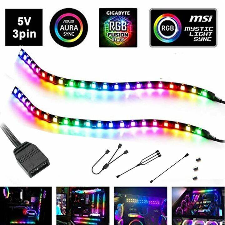 Led Strip pixel light 5050 Addressable 5V WS2812B RGB 3pin LED Header ...