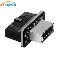 USB 3.0 Internal Header to USB 3.1/3.2 Type C Front Type E Adapter 20pin to 19pin Converter for PC Motherboard Connector Riser Replacement Parts