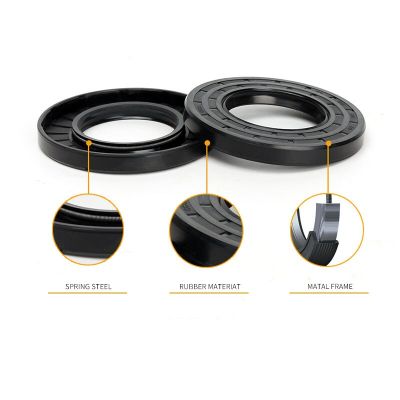 1Pcs ID: 42mm/44mm NBR TC/FB/TG4 Skeleton Oil Seal Rings Double Lip Seal For Rotation Shaft OD: 50mm - 75mm Height: 5mm - 12mm Gas Stove Parts Accesso