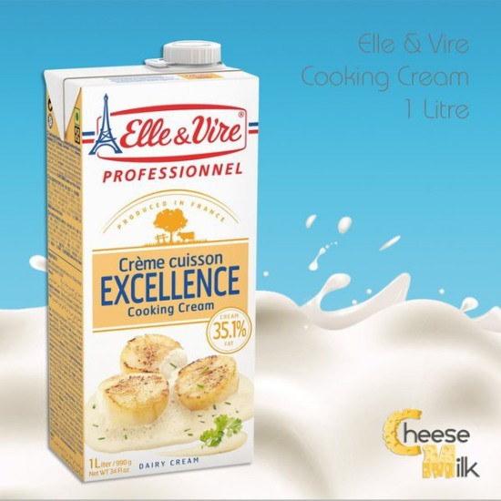 Kem sữa nấu cooking cream elle & vire professionnel 200ml 1000ml 12h - ảnh sản phẩm 4