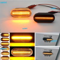 ไฟด้านข้างสัญญาณเลี้ยว LED แบบไดนามิกสำหรับที่นั่ง6L Ibiza Toledo Leon 1ม. 1996-2006 Skoda Octavia VW Zai29557