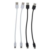 1/2/4 Buah 20Cm Panjang USB-C USB 3.1 Tipe C Laki-laki Ke 2.0 Tipe A Laki-laki Kabel Data Biaya Pendek