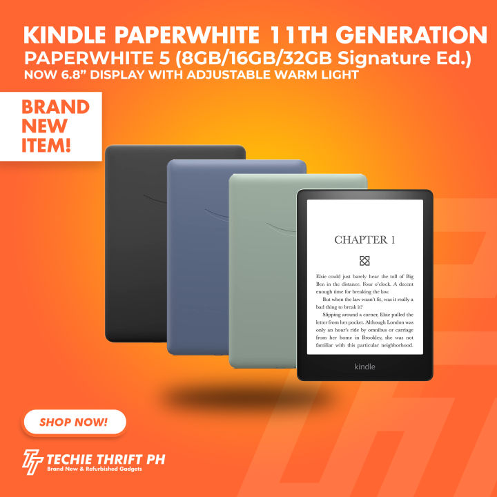 Kindle Paperwhite 11th Generation (Paperwhite 5) 8GB/16GB/32GB