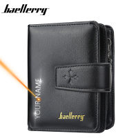 ZZOOI 2020 Free Name Engraving Men Wallets Zipper Card Holder High Quality Male Purse New PU Leather Coin Holder Men Wallets Carteria