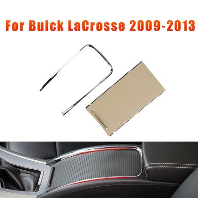 Console Sliding Shutters Cup Holder Roller Blind Cover &amp; Armrest Box Trim Ring Strip Plating Replacement Accessories for Buick LaCrosse 09-13 B
