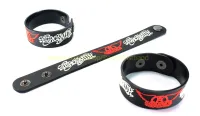 AEROSMITH wristband ริสแบนด์ งานแกะขึ้นโมล ปั้มนูน สองชั้น สวยงาม คุณภาพสุดๆ สินค้าส่งต่างประเทศ ปรับขนาดข้อมือได้สองขนาด 2-3 วันรับของ ARM85NNN