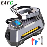 Car Air Compressor Portable Inflatable Pump 12V Automobile Tire Inflator Mini Electric Auto For Travel Boat Air Compressors Tool