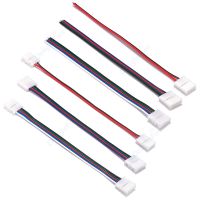 1/5/10pcs LED Strip Connector Extension Wire 2/4/5pin 8mm/10/12mm Cable 22AWG 15cm LED Tape Connectors For RGB RGBW LED StripsWires Leads Adapters