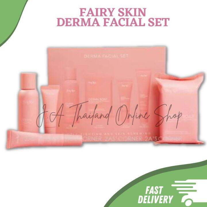 Fairyskin Fairy Derma Skin Facial Set New Packaging Fairyskin Premium Brightening Set New