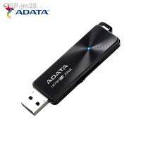 แฟลชไดร์ฟ USB กันน้ำขนาดเล็ก♛✁☋Jm28 ADATA-Unidade USB พอร์ตสำหรับหน่วยความจำดิสโก้ U Pendrive โลหะ UE700 PRO 256GB 128GB 64GB