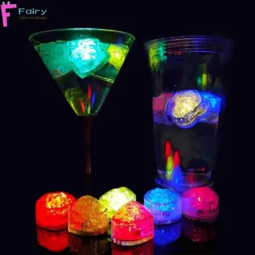 Christmas Decor Luminous LED Ice Cubes Glowing Party Ball DIY