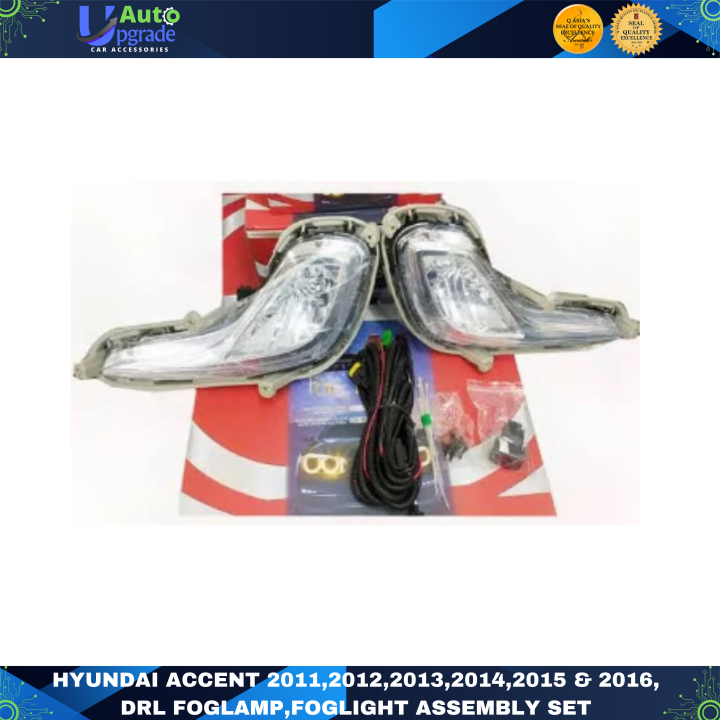 Hyundai Accent 2011,2012,2013,2014,2015 & 2016,DRL Foglamp Foglight