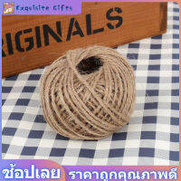 【ลดราคา】Multicolor 30 M 1 ม้วนสายปอกระเจาเชือกปอสำหรับสร้อยข้อมือสร้อยคอ DIY Decor ใหม่