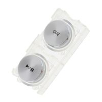 +【； 1Pair Spare Play Pause Bank Track Replacement Easy Install Switch Cue Button Portable Durable Knob Mini For CDJ-2000NEXUS