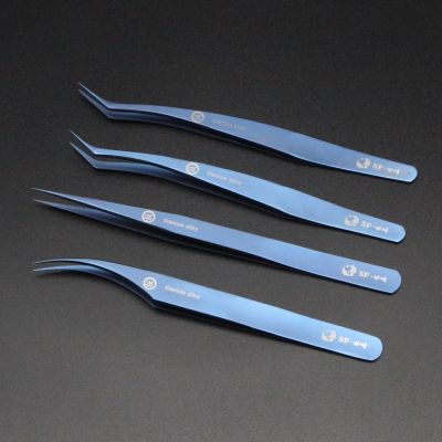 Titanium alloy high precision eyelashes special tweezers for eyelash extension