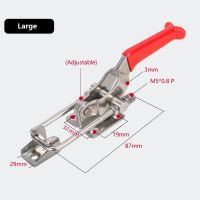 （QIQI tool）สลักที่ยึดสลับ GH-40323/421/431,ปลดล็อคตัวเองได้อย่างรวดเร็วที่ยึดสลับล็อคที่หนีบก้านโยกกล่องตู้จับแน่นใช้งานหนัก