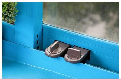 △❧ new 1 piece adjustable Window sliding door Baby Safety Lock Doors security Anti-theft lock sliding sash Stopper