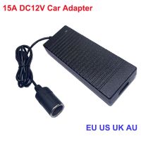 5Car Power Adapter AC to DC Converter 110V/ 240V to 12V 15A 180w Power Supply Adapter Cigarette Lighter Socket AC/DC Transformer Electrical Circuitry