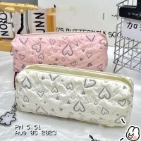 Love Pen Bag Large Capacity Pencil Case Storage Cosmetic Bag Stationery Box Student Supplies 【AUG】