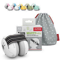 Alpine Hearing Protection Alpine Muffy Baby Ear Protection for Babies and Toddlers up to 36 Months - CE &amp; ANSI Certified - Noise Reduction Earmuffs - Comfortable Baby Headphones Against Hearing Damage &amp; Improves Sleep - Black