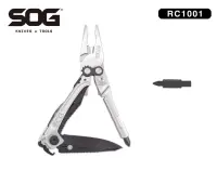 เครื่องมืออเนกประสงค์เครื่องปฏิกรณ์ SOG RC1001-CP เครื่องมือ12ชิ้นด้ามจับสเตนเลสสตีลสแตนเลส420ชิ้น