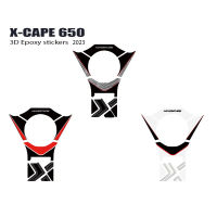 สำหรับ Moto Morini X Cape 650 2022 2023อุปกรณ์เสริมรถจักรยานยนต์3D คาร์บอนไฟเบอร์การใช้ถัง Pad Body Parts สติกเกอร์ป้องกัน