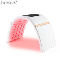 Foreverlily นำเครื่องบำบัดผิว7ไฟ LED สีเครื่องมาสก์หน้าทรีทเมนต์ฟื้นฟูบำรุงผิวหน้าด้วยแสง