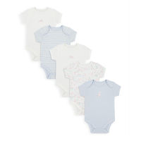 ชุดบอดี้สูทเด็กทารก Mothercare spring bunny bodysuits - 5 pack YA036