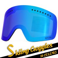 GOBYGO Ski Goggles with Magnetic Double Layer Polarized Lens Skiing Anti-fog UV400 Snowboard Outdoor Goggles Women Men Glasses