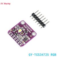 TCS34725 RGB Sensor โมดูล CJMCU-34725เซ็นเซอร์สี GY-TCS34725 IIC LED สำหรับ Arduino Electronic DIY Development Board