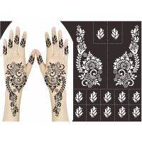 hot！【DT】♣◇□  for Paiting Glitter Tattoos Small Airbrush Hands Stencils Kid Template 17.5x26.5cm