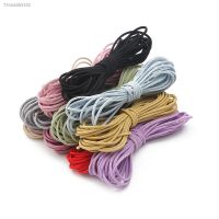 ▲◙┋ 5m/Lot 2mm Colorful High-Elastic Round Elastic Bands Cord Rope Rubber Band Stretch Line Thread DIY Garment Sewing Accessories