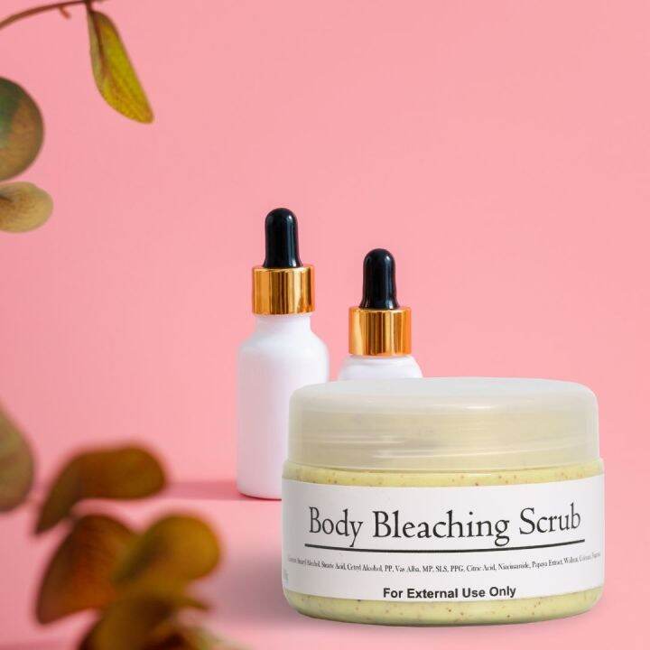 [ WHITENING + EXFOLIATING ] Body Scrub Body Bleaching Scrub for Body