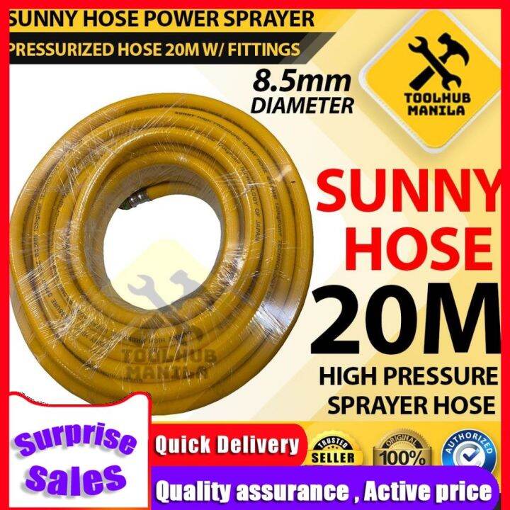 Sunny YELLOW Power Sprayer Hose 20 Meters Hose for High Pressure Washer
