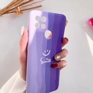 ส่งจากไทยcaseoppo-สายรุ้ง-ม่วง-เคส-ออปโป้-a15-a15s-a31-a3s-a37-a1k-a53-a57-a5s-f9-a71-a73เคสนิ่มซิลิคอน-เคสกันกระแท