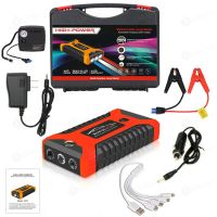 จั๊มสตาร์ทรถ 12v จั้มสตาร์ท พกพา jump start รถยนต์ จั๊มสตาร์ทรถยนต์ ตัวจั้มสตาร์ท จัมสตาร์ รถยนต์ จั้มสตาร์ทรถยนต์ 98000 mAh 2-in-1