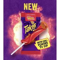 มาใหม่?Takis Fuego chili Powder Lollipopsมาใหม่?