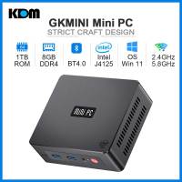GKMINI มินิพีซี Mini PC Beelink เดสก์ท็อป Intel Celeron J4125 8G RAM 128GB/256GB/512GB/1T ROM Quad-Core Bluetooth 2.4G/5.8G WiFi เอาต์พุต HDMI คอมพิวเตอร์(เปิดใช้งานล่วงหน้า Win11 Pro)