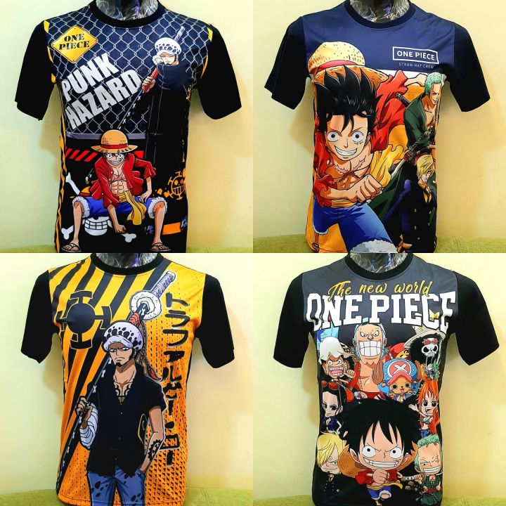 Baju One Piece Original T-Shirt One Piece Sublimation Jersey Jersi