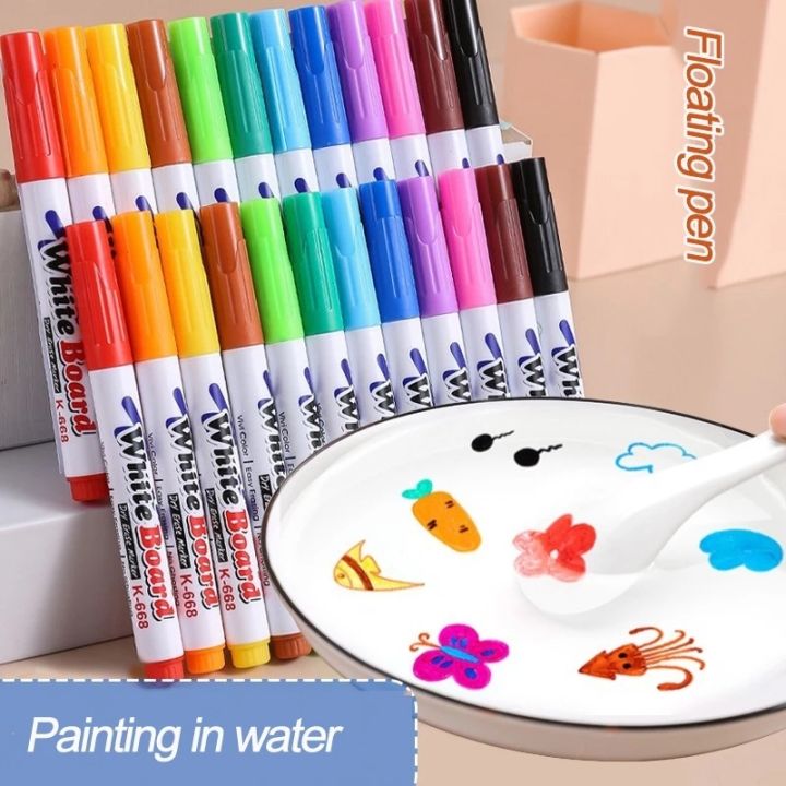 6/8/12 Colors Magical Water Painting Pen Set Water Floating Doodle