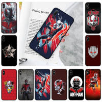 YU7 ANT-MAN Black อ่อนนุ่ม เคสโทรศัพท์ หรับ iPhone XR 7 6s 6 11 5s XS 5 8 SE Max Plus X Pro ปก