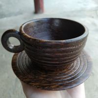 โปรดี แก้วกาแฟไม้ตาล Hand Made ราคาถูก แก้ว แก้วน้ำ ครัว แก้วเก็บความเย็น