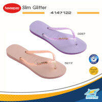 Havaianas Collection ฮาวายานัส รองเท้าแตะ รองเท้าแตะหูหนีบ รองเท้าแตะผู้หญิง Slim Glitter [ 4147122-2297 / 4147122-5217 ] PP/PI (990)