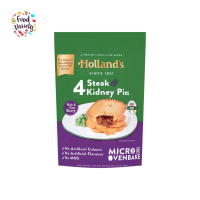 Hollands Steak &amp; Kidney Pies 4 Pack ฮอลแลนด์ สเต็ก แอนด์ ไตนี่ พาย 4 แพ็ค