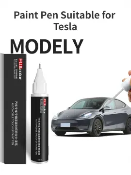 Cheap For Tesla Model 3 Y X S Car Paint repair pen Car touch up pen Black  white Tesla wheel paint repair agent Paint repair set