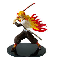 20cm Anime Demon Slayer Figure Demon Slayer GK Rengoku Kyoujurou PVC Action Figure Collectible Model Toys Kid Gift