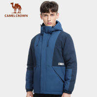 Camel Crown เสื้อแจ็คเก็ตกลางแจ้ง  แคมป์ปิ้ง  เก็บความอบอุ่น  สีน้ำเงิน  สีกากี  สีดำ